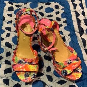 Gianni Bini neon wedges. Size 6.5.